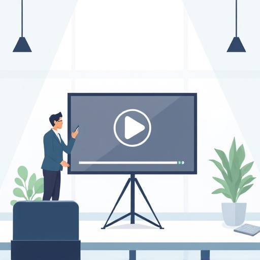 Ilustración de video corporativo